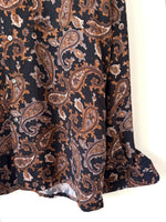 Lade das Bild in den Galerie-Viewer, Hemd 80s Bohemian Paisley Print (L)
