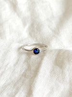 Lade das Bild in den Galerie-Viewer, *925 Sterling Silber* Vintage Ring Waves (55/56/57)

