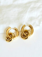 Lade das Bild in den Galerie-Viewer, Creolen 14k Gold Chunky Ring
