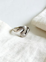 Lade das Bild in den Galerie-Viewer, *925 Sterling Silber* Vintage Ring Wave (54/14)
