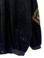 Lade das Bild in den Galerie-Viewer, Samt Blouson Bohemian Stick Gold (L-XL)
