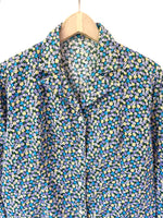 Lade das Bild in den Galerie-Viewer, Bluse 80s Stiefmütterchen Flieder (L)
