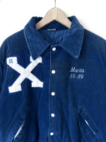Lade das Bild in den Galerie-Viewer, RARE College Jacke 1988 Basketball Cord (M-L)
