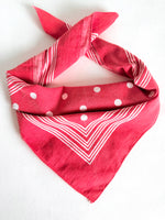 Lade das Bild in den Galerie-Viewer, Tuch 70s Bandana Streifen Dots
