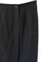 Lade das Bild in den Galerie-Viewer, *Leinen* Wickelrock Premium Basic Schwarz (L)
