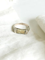 Lade das Bild in den Galerie-Viewer, *925 Sterling Silber* Vintage Siegelring Olive (49/9)

