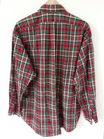 Lade das Bild in den Galerie-Viewer, *Ralph Lauren* Hemd Tartan Karo Rot Grün (L)

