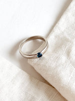 Lade das Bild in den Galerie-Viewer, *925 Sterling Silber* Vintage Bandring Galaxy (56/16)
