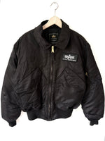 Lade das Bild in den Galerie-Viewer, *Alpha Industries* Bomberjacke 90s Schwarz (L)
