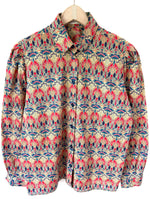 Lade das Bild in den Galerie-Viewer, Bluse Jugendstil Print 90s Bohemian (L)
