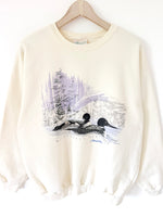 Lade das Bild in den Galerie-Viewer, Sweater 80s Wildness Canada Flieder (L)
