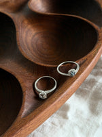 Lade das Bild in den Galerie-Viewer, *925 Sterling Silber* Vintage Ring Diamond Rund (56/16)
