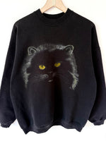 Lade das Bild in den Galerie-Viewer, Sweater 1994 Hanes Katzen Print (XL)
