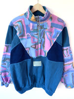 Lade das Bild in den Galerie-Viewer, Fleece Sweater 80s Pastell Rosa (M-L)
