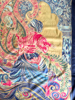 Lade das Bild in den Galerie-Viewer, *Seide* Tuch Handpainted Asien Pastell
