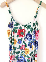 Lade das Bild in den Galerie-Viewer, Minikleid 80s Boho Rosen Print (L-XL)
