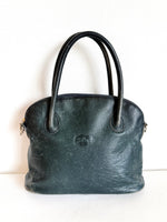 Lade das Bild in den Galerie-Viewer, *Longchamp* Handtasche Leder Anthrazit (small)
