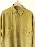 Lade das Bild in den Galerie-Viewer, *Seide* Hemd Premium Basic Khaki (XL)
