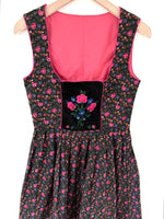 Lade das Bild in den Galerie-Viewer, *Wiesn Kollektion* Dirndl Kleid Blumen Stick (S-M)
