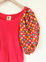 Lade das Bild in den Galerie-Viewer, RARE Shirt 70s Ballonärmel Blümchen (L)
