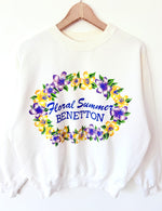 Lade das Bild in den Galerie-Viewer, *Benetton* Sweater 80s Floral Print (M-L)

