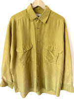 Lade das Bild in den Galerie-Viewer, *Seide* Hemd Premium Basic Khaki (XL)

