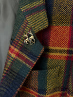 Lade das Bild in den Galerie-Viewer, *DAKS Signature* Blazer Tweed Wolle Tartan (M-L)
