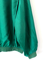 Lade das Bild in den Galerie-Viewer, *Seide* Blouson Bomber 80s Grün Basic (L-XL)
