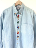 Lade das Bild in den Galerie-Viewer, *Looney Tunes* Jeanshemd 90s Stick (L)

