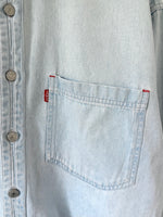 Lade das Bild in den Galerie-Viewer, *Levis* Jeanshemd Denim 90s Hellblau (L)
