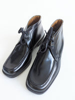 Lade das Bild in den Galerie-Viewer, Stiefeletten Tower Chunky Boots Leder Schwarz (38-39)
