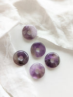 Lade das Bild in den Galerie-Viewer, *Black Deal* Naturstein Paar Amethyst Lila
