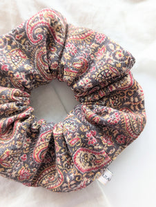 Scrunchie Heavin Upcycling Tweed Wolle Paisley