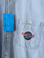 Lade das Bild in den Galerie-Viewer, *Deadstock* RARE Jeanshemd Hard Rock Cafe Honolulu (L)
