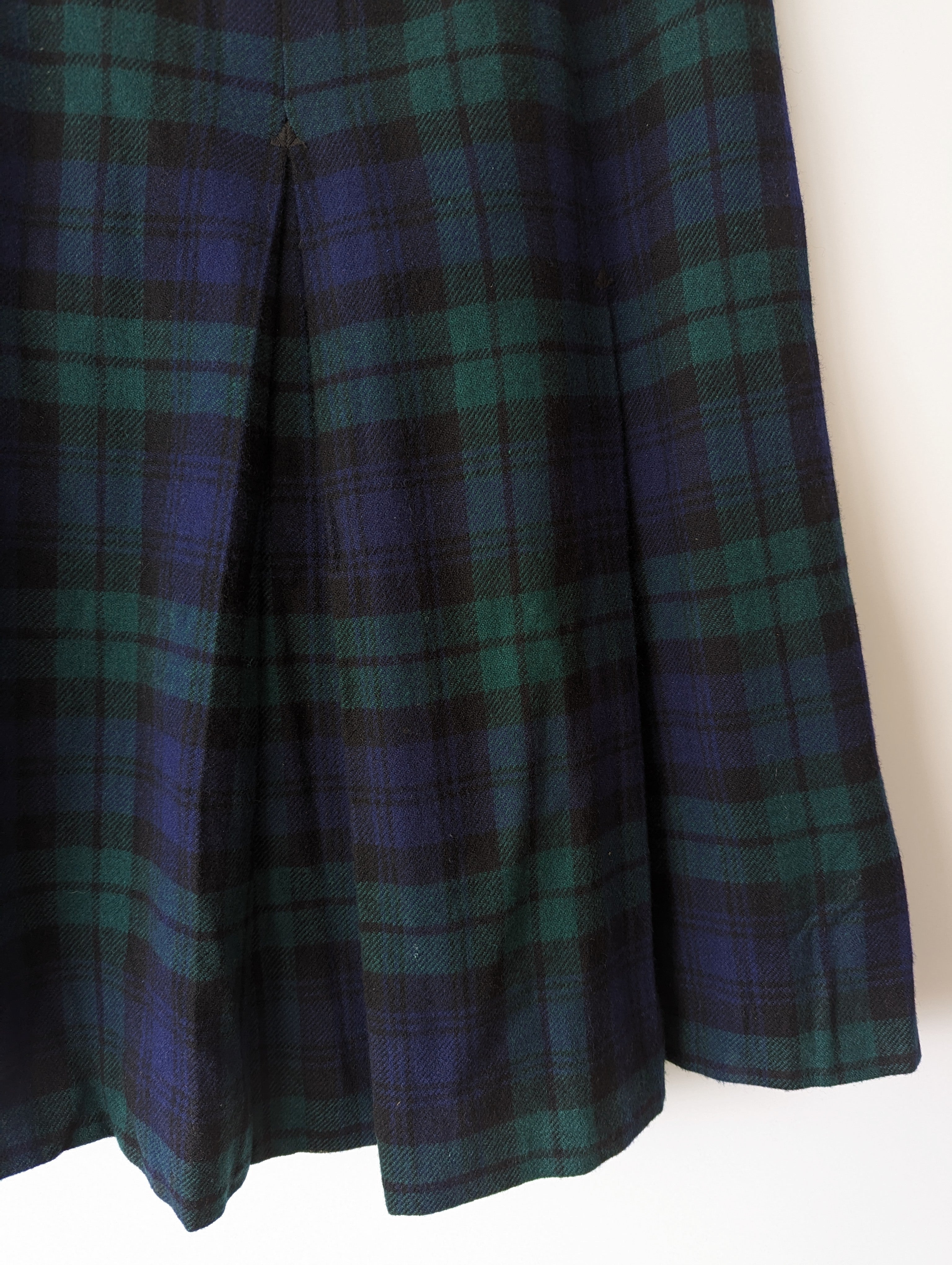 Schottenrock Wolle 70s Tartan (M-L)