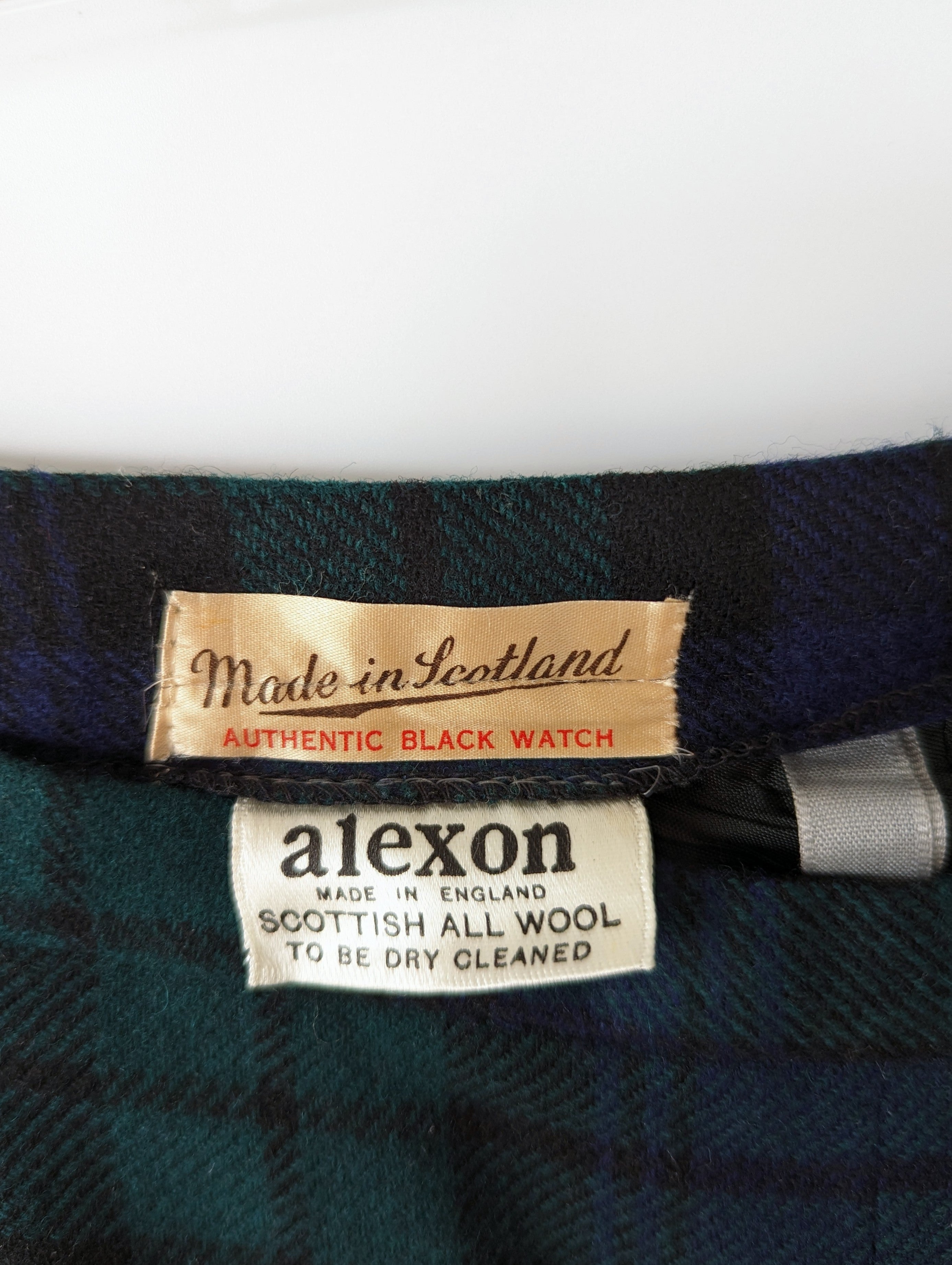 Schottenrock Wolle 70s Tartan (M-L)