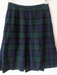 Schottenrock Wolle 70s Tartan (M-L)