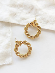 Ohrringe 14k Gold Schwedischer Ring