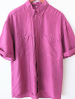 Lade das Bild in den Galerie-Viewer, *Seide* Bluse Pink Premium Basic (L)

