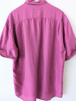 Lade das Bild in den Galerie-Viewer, *Seide* Bluse Pink Premium Basic (L)
