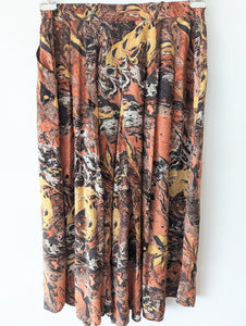 Culotte Hosenrock Psychedelic Print (L-XL)