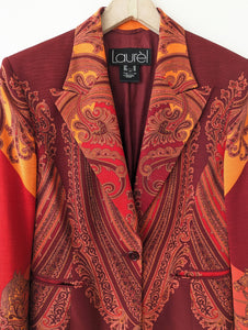 *XMAS* Laurèl Blazer Wolle & Seide Paisley (M-L)