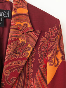 *XMAS* Laurèl Blazer Wolle & Seide Paisley (M-L)