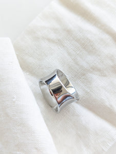 Ring 14k Silber 90s Chunky