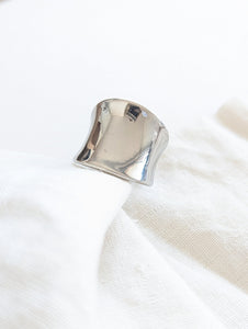 Ring 14k Silber 90s Chunky