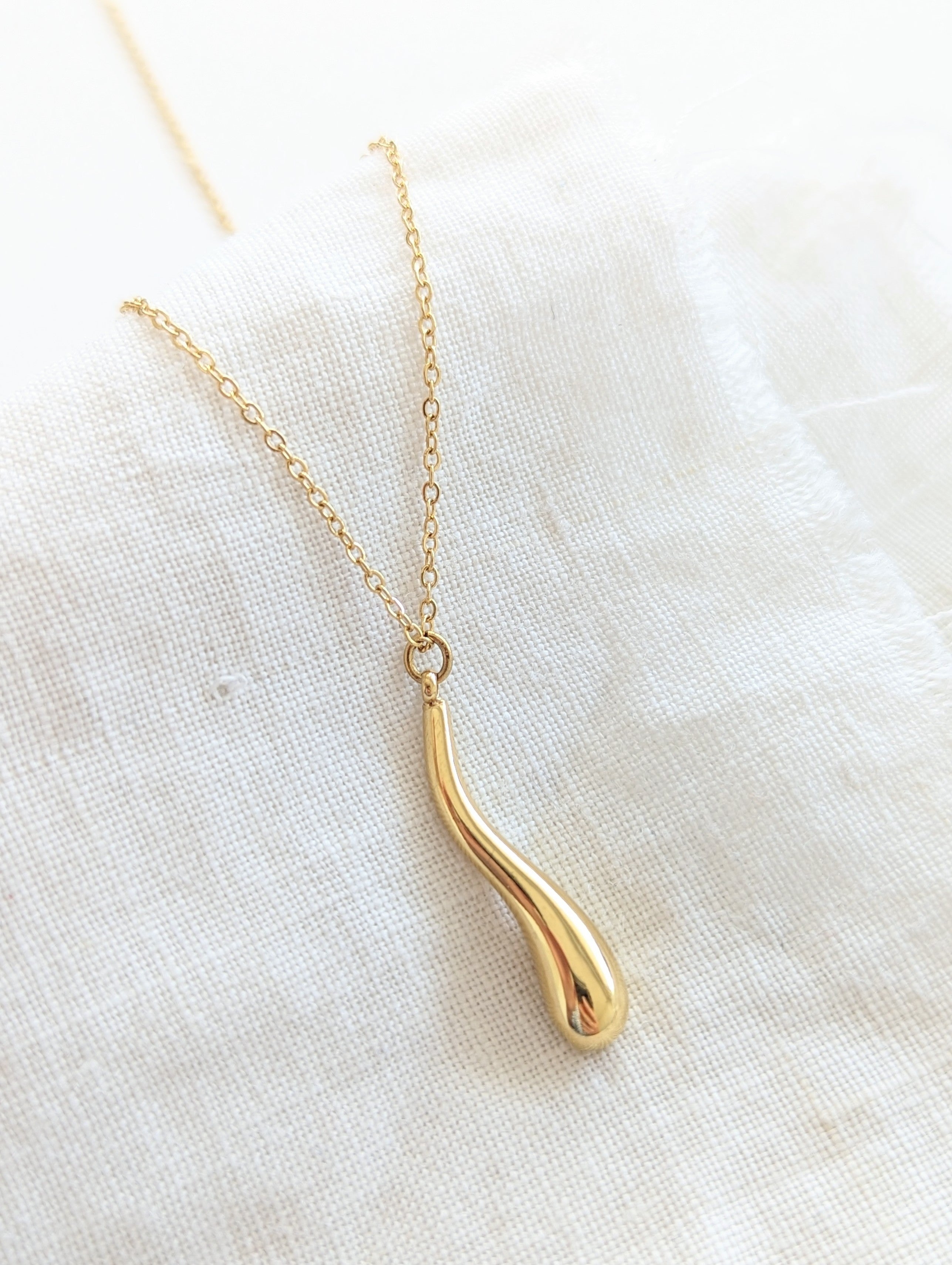 Kette 14k Golden Drops