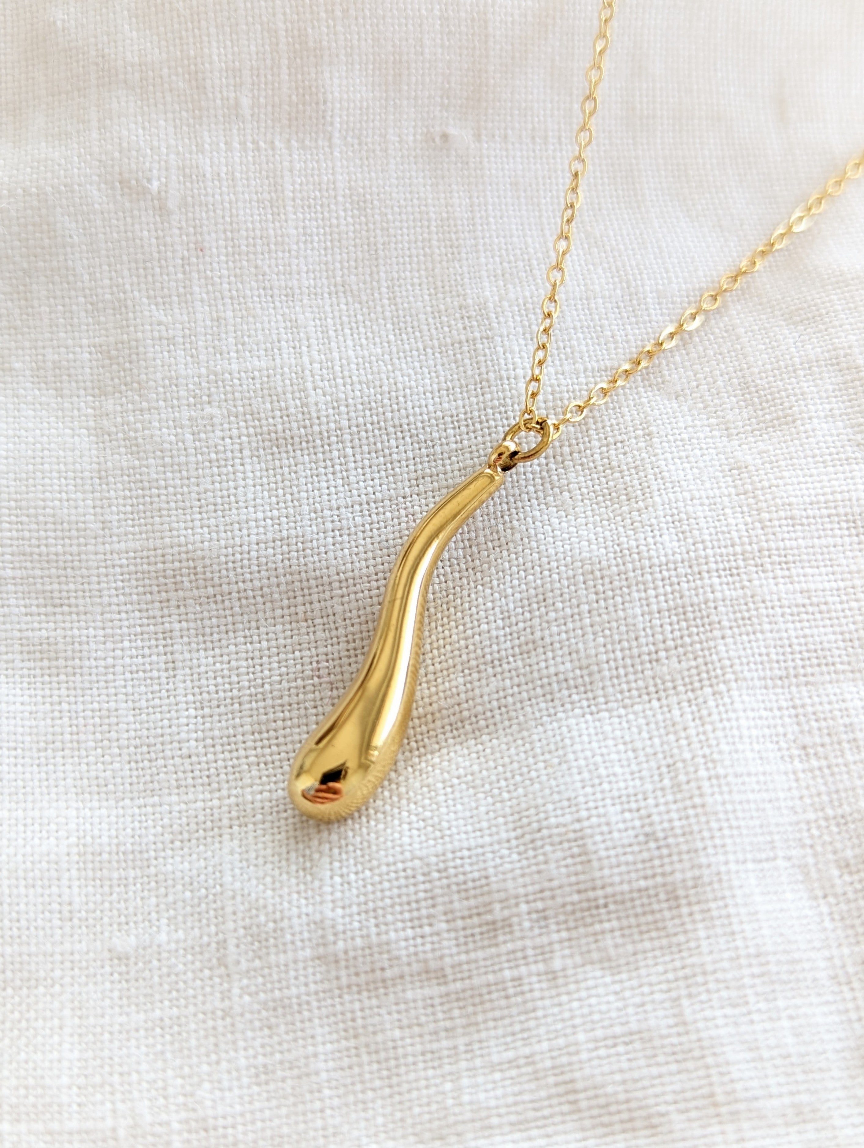 Kette 14k Golden Drops