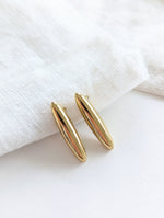 Lade das Bild in den Galerie-Viewer, Ohrringe 14k Golden Baguette
