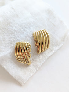 Ohrringe 14k Golden Shell