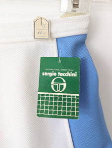 Deadstock Sergio Tacchini Tennisrock 70s Hellblau (XS)